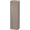 Duravit Ketho badkamerkast 50x36x180cm 1 deur Standaard greep Basalt 0300864 Duravit Ketho badkamerkast 50x36x180cm 1 deur Standaard greep Basalt 0300864