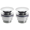 FugaFlow Efficiente Anta bouchon de vidage à clapet 5/4" chrome set de 2 - SW1125248