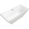 Villeroy & Boch La Belle Baignoire îlot duo 180x80cm rectangulaire quaryl sans soudures avec vidage et trop plein blanc 1025197 Villeroy & Boch La Belle Baignoire îlot duo 180x80cm rectangulaire quaryl sans soudures avec vidage et trop plein blanc 1025197