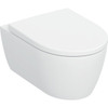 Geberit iCon Pack WC - 53x35cm - à fond creux - sans bride - TurboFlush - abattant à fermeture douce et à démontage rapide - mat blanc SW1235361 Geberit iCon Pack WC - 53x35cm - à fond creux - sans bride - TurboFlush - abattant à fermeture douce et à démontage rapide - mat blanc SW1235361