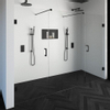 Saniclass Create profielloze nis cabine XL 276.9x200cm met stabilisatiestangen Zwart SW486666 Saniclass Create profielloze nis cabine XL 276.9x200cm met stabilisatiestangen Zwart SW486666