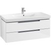 Villeroy & Boch Subway 2.0 wastafelonderbouw 98,7x44,9x41,6cm met 2 laden voor meubelwastafel 7175 100cm glanzend wit 1024268 Villeroy & Boch Subway 2.0 wastafelonderbouw 98,7x44,9x41,6cm met 2 laden voor meubelwastafel 7175 100cm glanzend wit 1024268