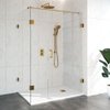 Saniclass Create Douchecabine 3-delig 90x200x140cm profielloos met antikalk en 8mm veiligheidsglas Goud geborsteld SW638597 Saniclass Create Douchecabine 3-delig 90x200x140cm profielloos met antikalk en 8mm veiligheidsglas Goud geborsteld SW638597