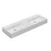 Thebalux wastafel model Cube 2x kom zonder kraangat SW766515