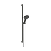 Hansgrohe Raindance alive 125 3 jet EcoSmart doucheset 90cm - Brushed Black Chrome (antraciet) SW1388393