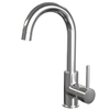 Saniclass Brauer Round CS wastafelmengkraan hoog chroom met hendel opbouwkraan chroom gepolijst SW30674 Saniclass Brauer Round CS wastafelmengkraan hoog chroom met hendel opbouwkraan chroom gepolijst SW30674