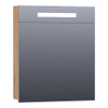 BRAUER Promise armoire de toilette – 59 x 70 x 15 cm – LED directe – ouverture à gauche – Chateau SW371700