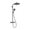 Hansgrohe Raindance alive Showerpipe - 300 - 1jet Ecostat Element - geborsteld zwart chroom (antraciet) SW1387940