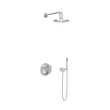 Hotbath Cobber IBS20A Regendoucheset - inbouw - 35cm wandarm - 20cm ronde hoofddouche - staafhanddouche - hoogglans chroom SW230001