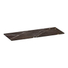 BRAUER Mirage Plan vasque 120x46x2cm - effet marbre - composite - Copper Brown SW957320