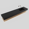 MONDIAZ ALAN 200cm badmeubel planchet washed oak Vrijhangende wastafel cloud rechts zonder kraangat kleur urban SW408899 MONDIAZ ALAN 200cm badmeubel planchet washed oak Vrijhangende wastafel cloud rechts zonder kraangat kleur urban SW408899