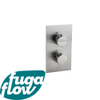 FugaFlow Eccelente Sobrado Badkamer Thermostatische Inbouwkraan - inbouwdeel - geborsteld rvs PVD - Black Friday - SW1123337