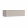 H&R Badmeubelen Juice Wastafelonderkast - 140x45x40cm - afgeronde hoeken - 2 lades - geïntegreerde greep - olive SW1259401