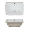 Crosswater Torino lavabo 51cm encastré blanc SW487450