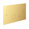 Hotbath Cobber bedieningspaneel geschikt voor Geberit UP320 gepolijst messing PVD SW230308 Hotbath Cobber bedieningspaneel geschikt voor Geberit UP320 gepolijst messing PVD SW230308