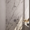 BRAUER Édition Brossée douche à l'italienne thermostatique encastrée - 3 voies - rond - ensemble 75 - douche principale de 20 cm - bras mural courbé - douchette à main - flexible de douche - coude mural - inox brossé PVD SW1159143