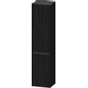 Duravit Ketho.2 Hoge kast - met 2 deuren - 40x176x36cm links - met tip oneiken - mat zwart eiken SW772173