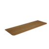 Saniclass Terra Topblad - 140x46x2cm - afgeronde hoeken - sandwood (licht eiken) SW1418396