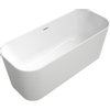 Villeroy & Boch Finion Baignoire îlot duo 170x70x48cm avec fonction Emotion avec remplissage quaryl ovale avec bonde push to open, trop-plein et anneau design chrome/blanc SW106597 Villeroy & Boch Finion Baignoire îlot duo 170x70x48cm avec fonction Emotion avec remplissage quaryl ovale avec bonde push to open, trop-plein et anneau design chrome/blanc SW106597