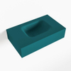 MONDIAZ LEX Opbouwwastafel 50x30x12cm 0 kraangaten wasbak rechts Solid Surface mat SW476664 MONDIAZ LEX Opbouwwastafel 50x30x12cm 0 kraangaten wasbak rechts Solid Surface mat SW476664