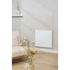 Eurom Mon Soleil Infrarood paneel - 63.7x63.8cm - IP24 - 360watt - wifi - display - vloer/wand- Horizontaal / Verticaal - metaal wit mat SW999847