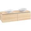Villeroy & Boch Legato wastafelonderkast 140x38cm 2 lades Iep impresso SW479714 Villeroy & Boch Legato wastafelonderkast 140x38cm 2 lades Iep impresso SW479714