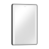 Hansgrohe Xarita Lite Q Miroir - 50x70cm - éclairage led - Vertical - interrupteur mural - Noir mat SW1164991