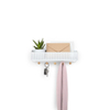 Umbra Estique handdoekhouder 9x32x9cm Staal Wit SW539605 Umbra Estique handdoekhouder 9x32x9cm Staal Wit SW539605