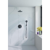 Fortifura Calvi inbouw regendoucheset – Ø25 cm hoofddouche – 35 cm gebogen wandarm – 3-standen ronde handdouche – zwart mat SW1244914