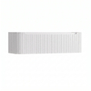 H&R Badmeubelen Juice Wastafelonderkast - 140x45x40cm - afgeronde hoeken - 3D-front - 2 lades - geïntegreerde greep - wit mat SW1259350