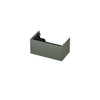 INK Wastafelonderkast - 80x45x37.6cm - 1 lade - push to open - met recht opdekfront - MDF lak - Mat beton groen SW439459