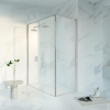 Fortifura Galeria Douchecabine - 70x160x200 - Profiel veiligheidsglas - antikalk - hoogglans chroom SW1446149