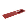 Mondiaz BIG small Fire solid surface inbouw wastafel 170cm rechts SW426256 Mondiaz BIG small Fire solid surface inbouw wastafel 170cm rechts SW426256