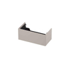 INK Wastafelonderkast - 90x45x37.6cm - 1 lade - push to open - MFC - Ivoor eiken SW798481