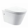 Praya Flow Wiesbaden WC suspendu sans bride avec Nano 55cm à fond creux blanc SW95732