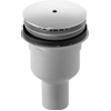 Duravit Douchebakafvoer verticaal - voor douchebak - met gat - 90mm - hoogglans chroom 0313510