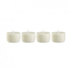 Blomus FRABLE Kaarsen - navulling - 4 stuks - hoogte 3cm - Ø 5cm - White SW1116775