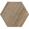 Ceralto Patterna Decor Carrelage de sol et mural hexagone 24x28cm 10mm R10 grès cérame Tortora SW497271