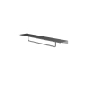 Hotbath &MORE Porte-serviettes - 40cm - pour tablette série - Gunmetal brossé PVD SW1245983