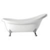 Xenz Victoria Baignoire sur pieds 175x83cm avec pieds avec vidage Ovale Acrylique Blanc haute brillance SW103257 Xenz Victoria Baignoire sur pieds 175x83cm avec pieds avec vidage Ovale Acrylique Blanc haute brillance SW103257