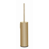 Crosswater 3ONE6 Wc Borstelhouder - 8.2x8.2x43.4cm - gecoat messing geborsteld (goud) SW928135