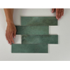 ÉCHANTILLON Terravito Parnaso carreau mural - 7.5x30cm - 8.6mm - vert SW957328
