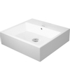Duravit Vero Air opbouwwastafel geslepen en rugzijde geglazuurd zonder kraangat met overloop 50x47cm wit SW157032 Duravit Vero Air opbouwwastafel geslepen en rugzijde geglazuurd zonder kraangat met overloop 50x47cm wit SW157032