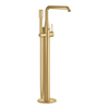 GROHE Essence New afbouwdeel voor vrijstaande badkraan met omstel met draaibare uitloop 27.7cm met handdouche en doucheslang 125cm brushed cool sunrise SW98813 GROHE Essence New afbouwdeel voor vrijstaande badkraan met omstel met draaibare uitloop 27.7cm met handdouche en doucheslang 125cm brushed cool sunrise SW98813