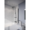 Crosswater Clear 6 Paroi de Douche - 80x150cm - Noir Mat SW876336