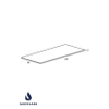 Saniclass Tops Plan de dessus - 120x1.5x46cm - chêne chaud SW1529794