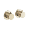 Crosswater MPRO Module - 2 Outlet - 2 Handle Shower valve Finishing Set - geborsteld messing (goud) SW876412