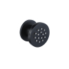 Fortifura Calvi douche latérale - 5cm - rond - 1 jet - noir mat SW1108836