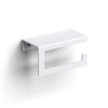 Clou Fold porte-rouleau de papier toilette sans couvercle modèle courbé blanc mat SW417083