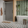 Crosswater Asura porte de douche - 150x200cm - porte coulissante - inox SW1208474